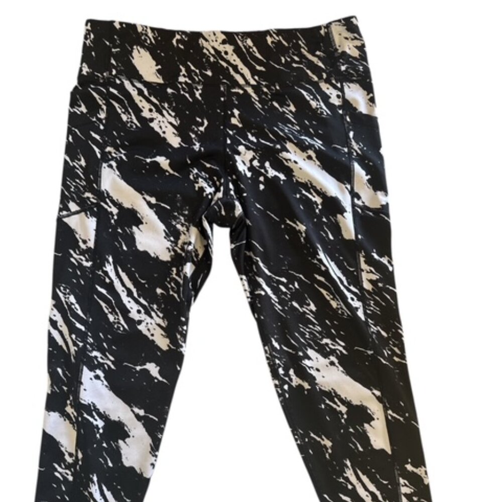 Pro Player Women's Size‎ XL Athletic Legging Gray/Black moisture wicking